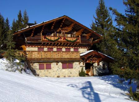 One of my favourite chalets in Courchevel, hidden in the trees